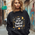 Cosmic Starry Night Inspiration Crewneck Sweatshirt
