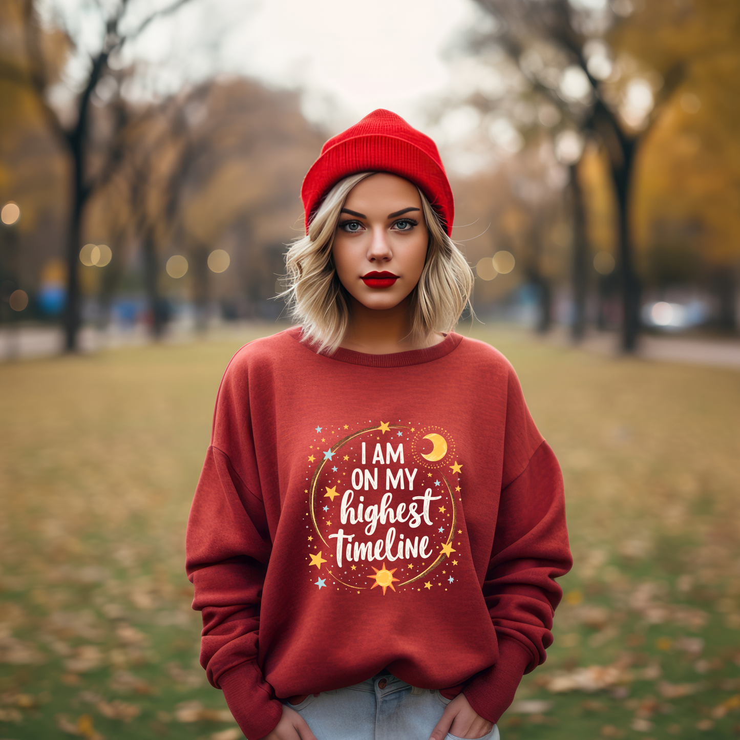 Cosmic Timeline Crewneck Sweatshirt