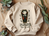 Funny Vampire Crewneck Sweatshirt - The Vibe I Bring to the Function
