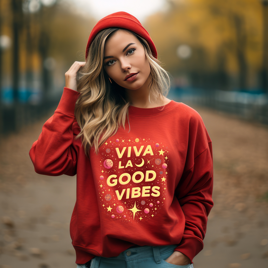 Viva La Good Vibes Crewneck Sweatshirt