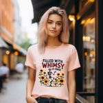 Whimsical Skeleton Tee - Filled with Whimsy and Rage Funny T-Shirt