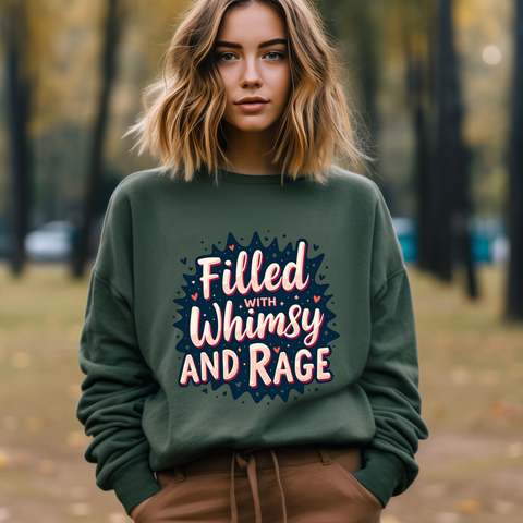 Whimsical Rage Crewneck Sweatshirt