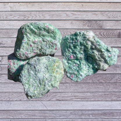 Raw Ruby Zoisite Crystal