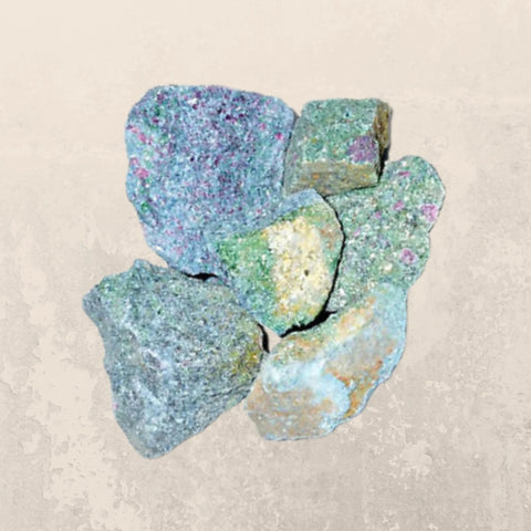 Ruby Zoisite Un-Tumbled Crystal