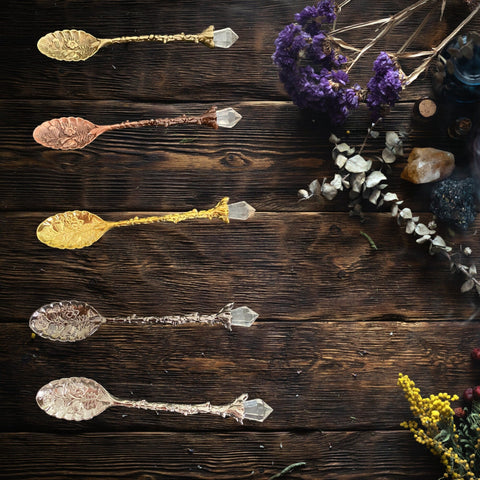 Ritual Crystal Tea Spoons