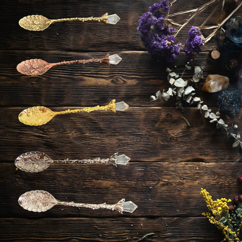 Ritual Crystal Tea Spoons