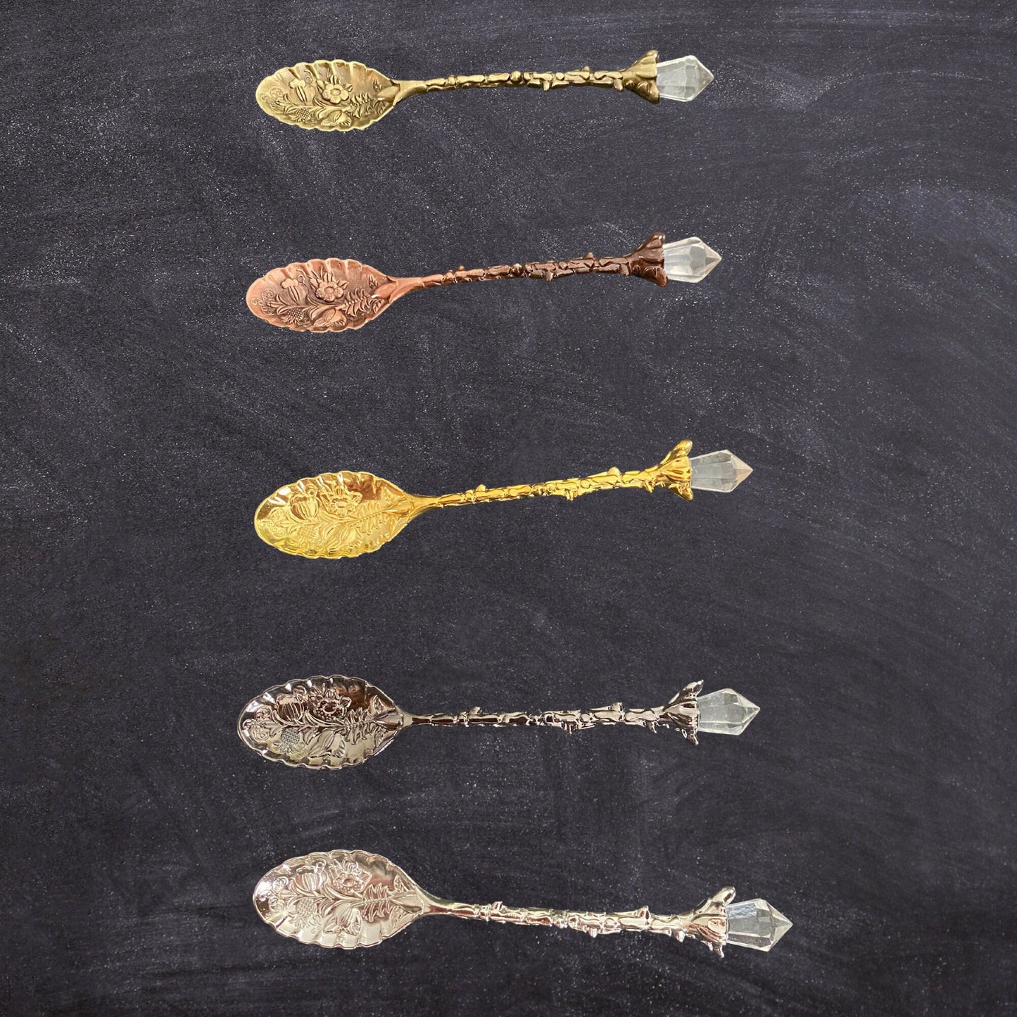 Ritual Crystal Tea Spoons