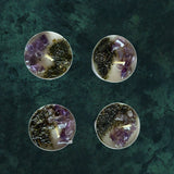 Intention/Spell Tea Lights - Clarity Lavender, Spearmint & Amethyst Tealights - Intention Tealight Candles - Balance and Peace