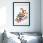 Watercolor Owl Print