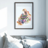 Watercolor Owl Print