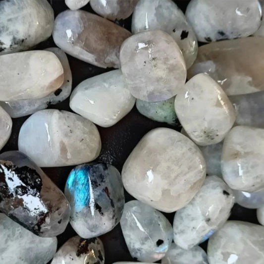 Rainbow Moonstone Tumbled Crystal