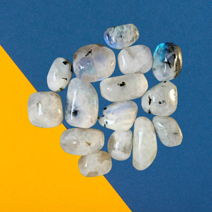 Rainbow Moonstone Tumbled Crystal