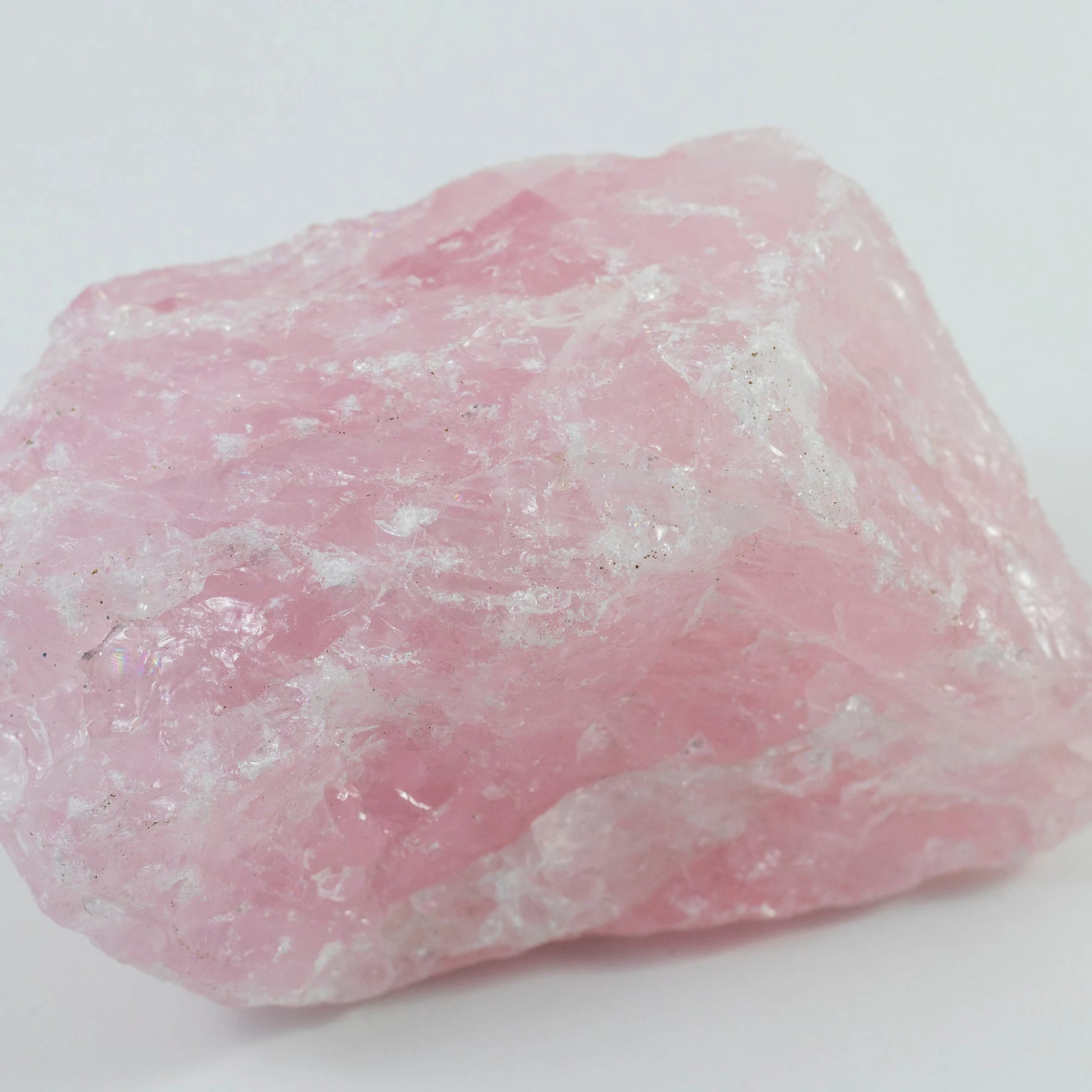 Untumbled Rose Quartz Crystal – Alchemy Emporium
