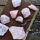 Untumbled Rose Quartz Crystal