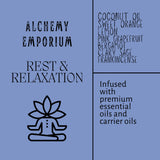 Rest & Relaxation Essential Oil Blend - Intention Rollerball - Ritual Essential Oil Blend - Rest Relax Meditate Roller Ball - Pre-Sleep Oil