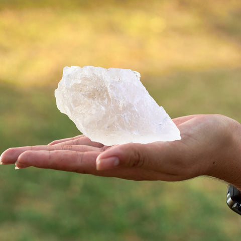 Rough Un-Tumbled White Quartz