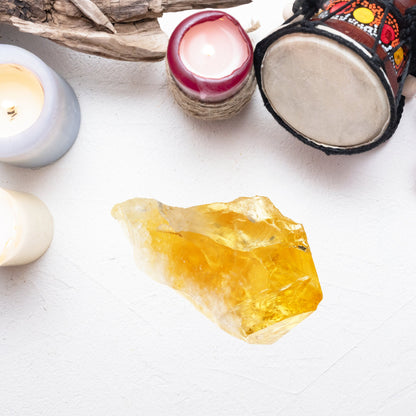Rough Citrine Quartz Crystal