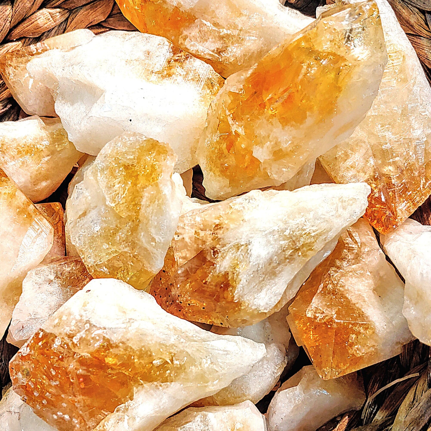 Rough Citrine Quartz Crystal