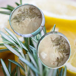 Rosemary & Lemon Intention Candle - 4 oz Intention Soy Candle - 4 oz Soy Candle - Clear Quartz Crystal Intention Candle - Protection Candle