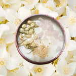 Jasmine & Ginger Candle - 4 oz Intention Soy Candle - 4 oz Soy Candle - White Quartz Crystal Intention Candle - Dream and Prophetic Candle