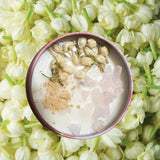 Jasmine & Ginger Candle - 4 oz Intention Soy Candle - 4 oz Soy Candle - White Quartz Crystal Intention Candle - Dream and Prophetic Candle