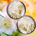 Jasmine & Ginger Candle - 4 oz Intention Soy Candle - 4 oz Soy Candle - White Quartz Crystal Intention Candle - Dream and Prophetic Candle