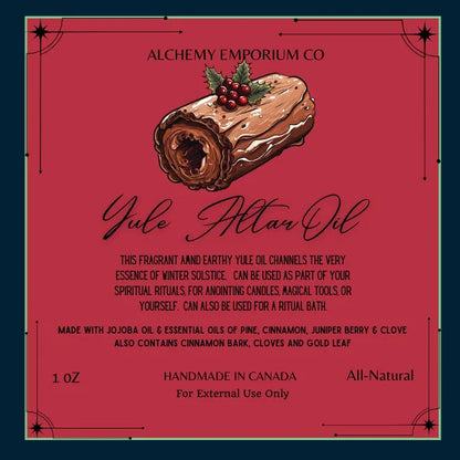 Yule Altar Anointing Oil