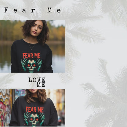 Fear Me Love Me Spooky Crewneck Sweater