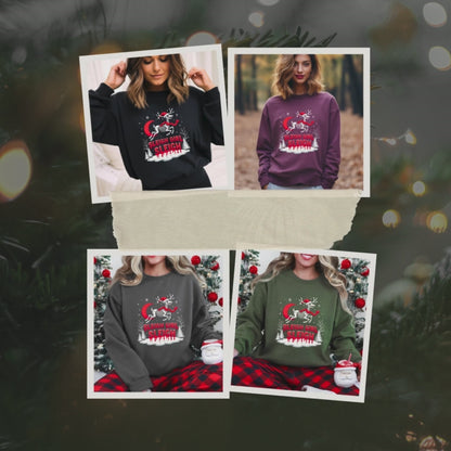 Sleigh Girl Sleigh Gothic Holiday Sweater
