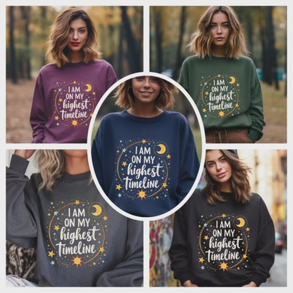 Cosmic Timeline Crewneck Sweatshirt