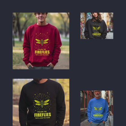Follow the Fireflies Crewneck Sweatshirt