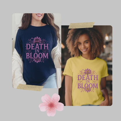Death in Bloom Boho Floral T-Shirt