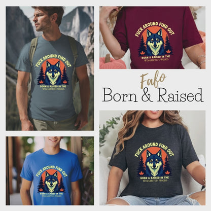 Sarcastic FAFO Wolf T-Shirt
