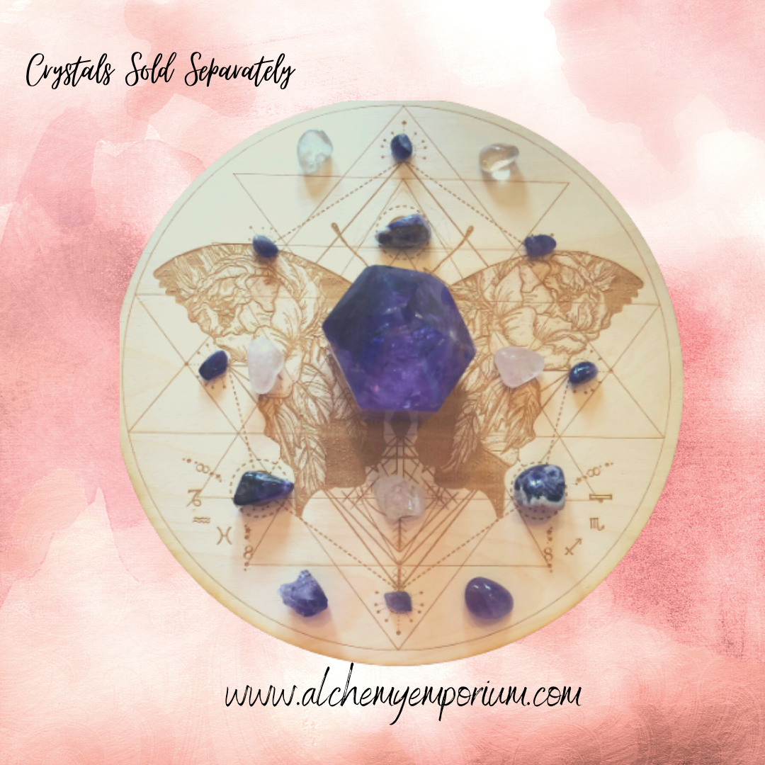 Butterfly Sri Yantra Crystal Grid