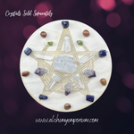 Celtic Pentagram Moon Crystal Grid