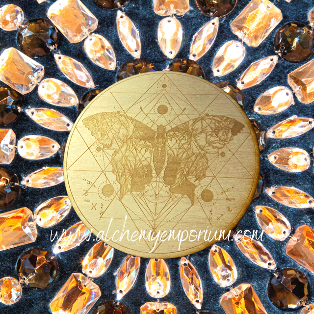 Butterfly Sri Yantra Crystal Grid