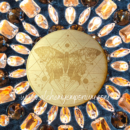 Butterfly Sri Yantra Crystal Grid