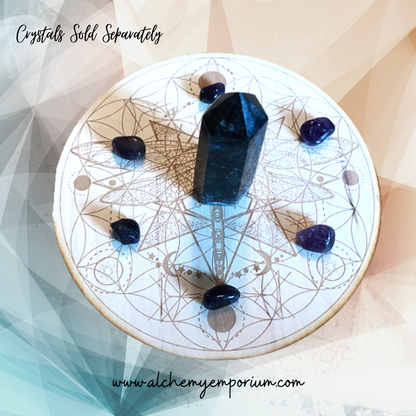 Dragonfly Flower of Life Chakra Balancing Crystal Grid